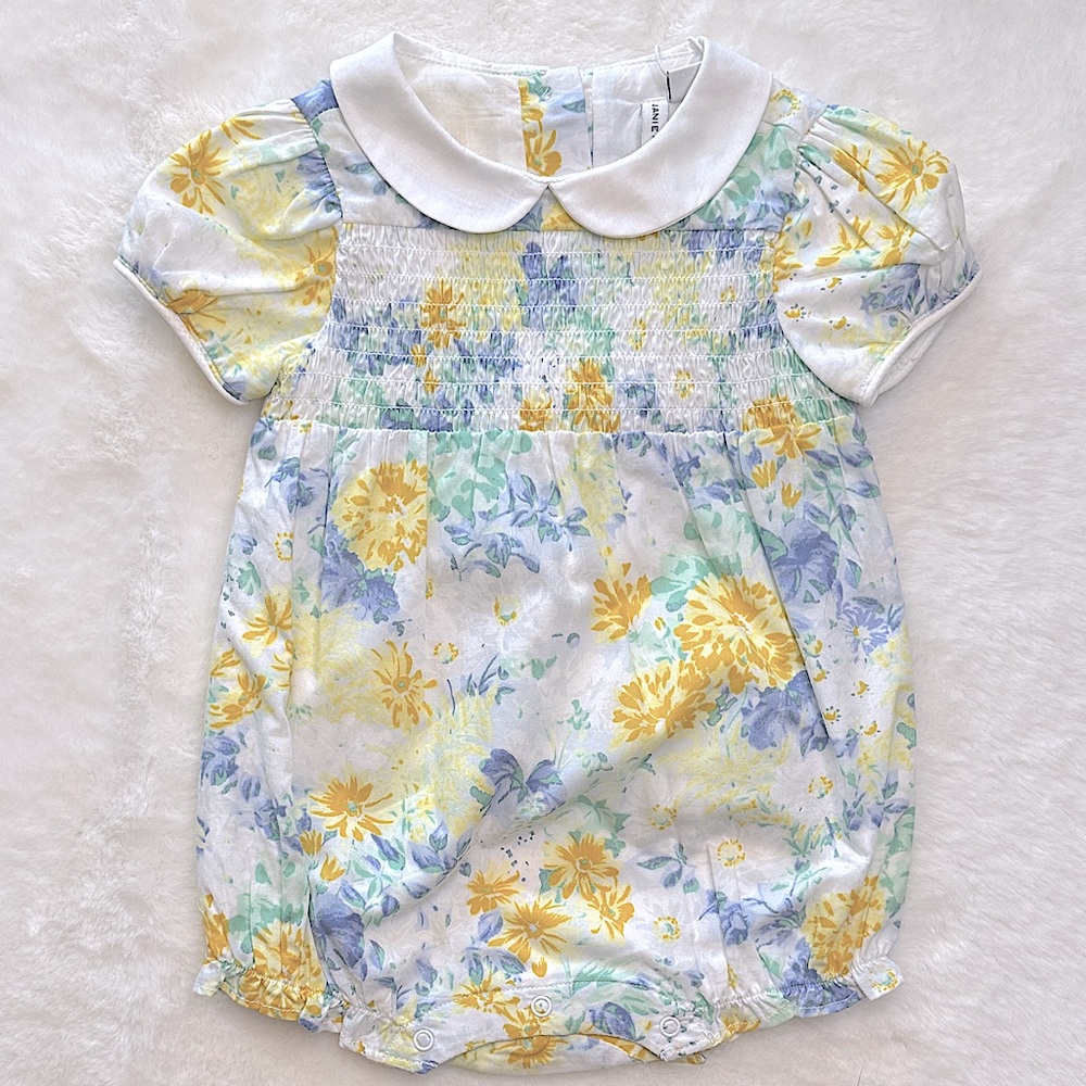Janie and Jack Baby Girls Floral One Piece